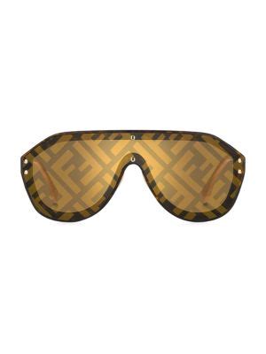 fendi 53mm pilot logo sunglasses